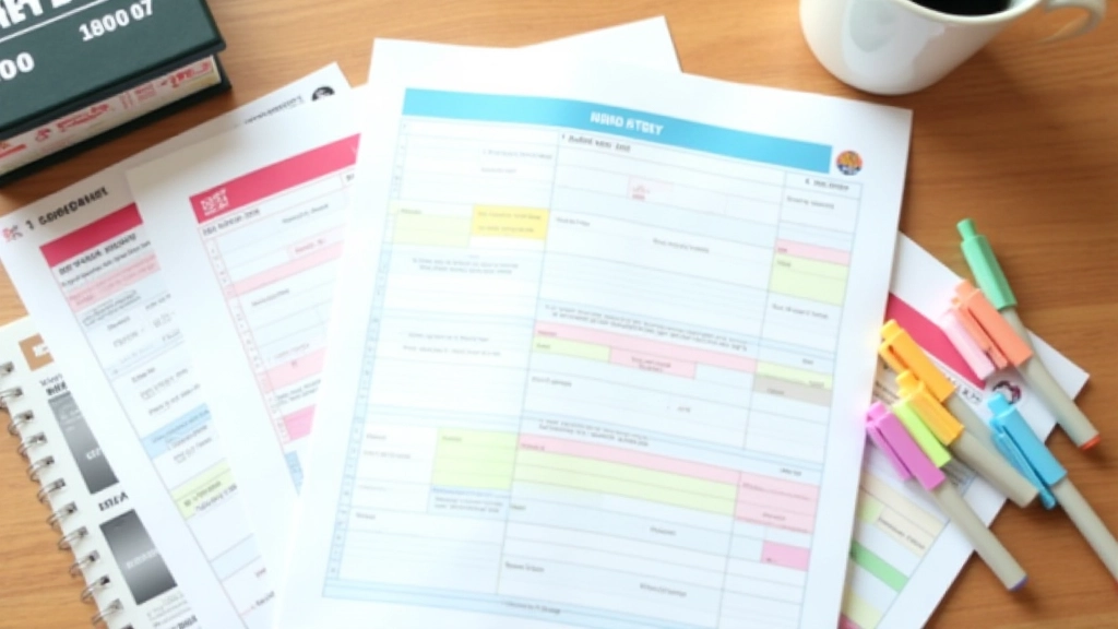 Tableau affichant le calendrier annuel des cotisations CIPAV avec les quatre trimestres marqués en couleurs différentes